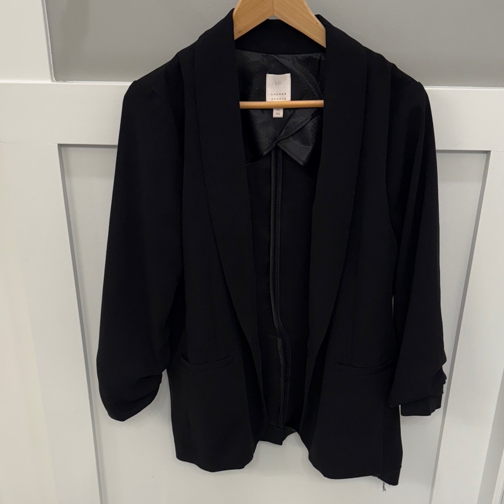 LC Lauren Conrad Black Women's Blazer